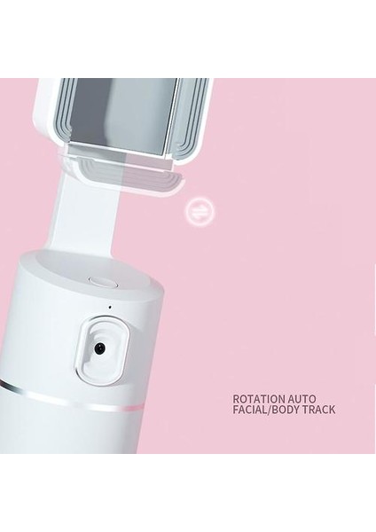 360 ° Rotasyon 3 Eksenli Otomatik Yüz Takibi Gimbal Selfie Stick Akıllı Çekim Tripod Montaj Tutucu Stabilizer Ipiphone 12 Pro Max (Beyaz) (Yurt Dışından)