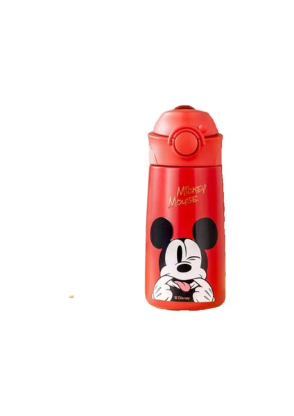 390ML316 Disney Desenli Kettle Kupası Çift Katmanlı Paslanmaz Çelik Anaokulu Için Uygun Bebek Taşınabilir Su Isıtıcı Kupası (Yurt Dışından)