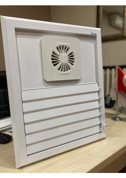 30X30 Alüminyum Motorlu Menfez Beyaz fırsatları