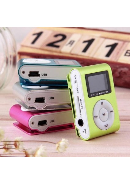 Taşınabilir Mp3 Müzik Çalar Mini Medya Müzik Çalar Moda 2-16GB Mp3 Çalar (Yurt Dışından)
