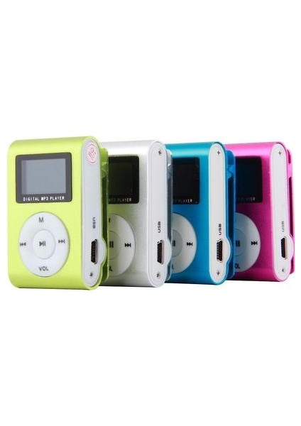 Taşınabilir Mp3 Müzik Çalar Mini Medya Müzik Çalar Moda 2-16GB Mp3 Çalar (Yurt Dışından) fiyatları
