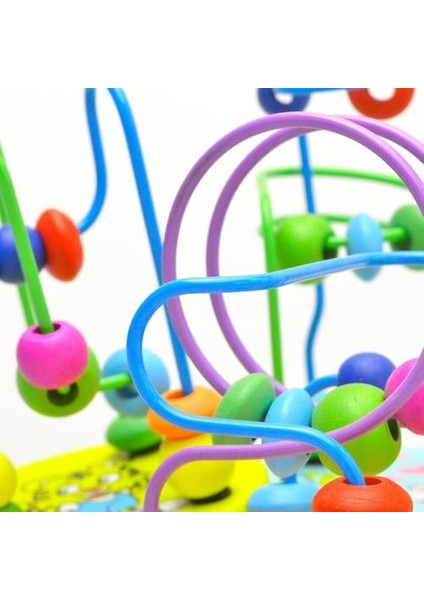 Ahşap Boncuk Labirent Renkli Ahşap Mini Eğitim Montessori Oyuncak Çocuklar Için Oyun Bloğu Brinquedos Komik Hediye | Blokları (Mavi) (Yurt Dışından) modelleri