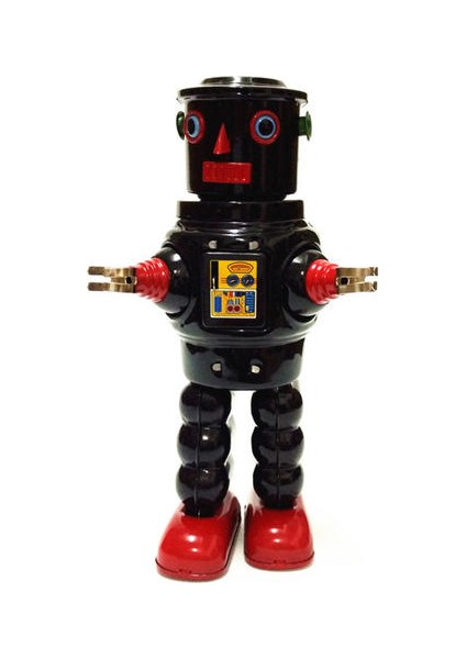 Kırmızı Rüzgar Yukarı Walking Roby Robot Clockwork Teneke Oyuncak Anahtar Tahsil Hediyeler ile Robbie Mekanik Yaratıcı Retro Oyuncak | Rüzgar Up Oyuncaklar (Yurt Dışından)