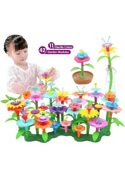 Kız Oyuncaklar Kids Çiçek Bahçesi Binası Oyuncaklar 133 Pcs (Yurt Dışından)