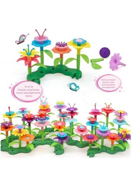Kız Oyuncaklar Kids Çiçek Bahçesi Binası Oyuncaklar 133 Pcs (Yurt Dışından) fırsatları
