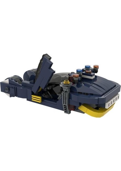 Klasik Sci Fi Film Blade Runner Spinner Uçan Teknik Araba Yapı Taşları Şehir Aerocar Modeli Tuğla Oyuncaklar Hediye | Bloklar (Yurt Dışından)