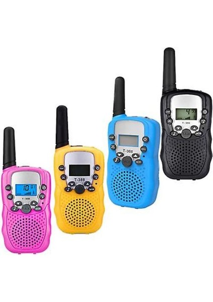 Çocuklar Walkie-Talkies, 3 Km Açık Kablosuz Sohbet (Mavi) (Yurt Dışından)