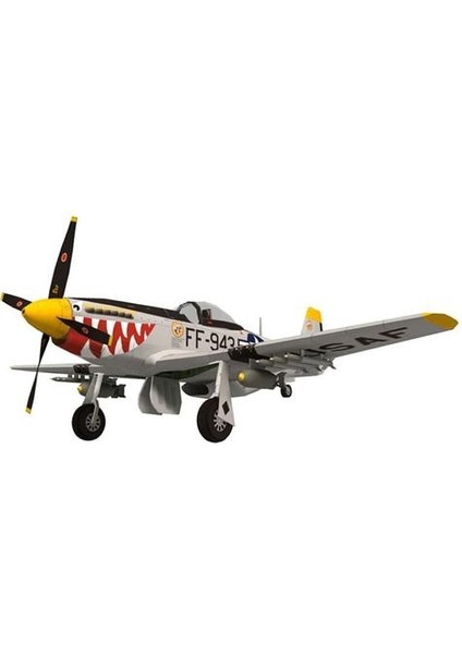 45 cm P 51D Mustang Avcı Uçağı Bombacı Sürüm Uçak Kağıt Modeli Montaj (Yurt Dışından)