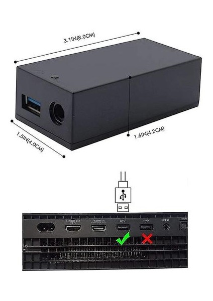 Xbox One S/xbox One x Windows 8/8.1/10 Güç Ac Adaptörü Pc Geliştirme Kiti Için Xbox Adaptörü (Yurt Dışından)