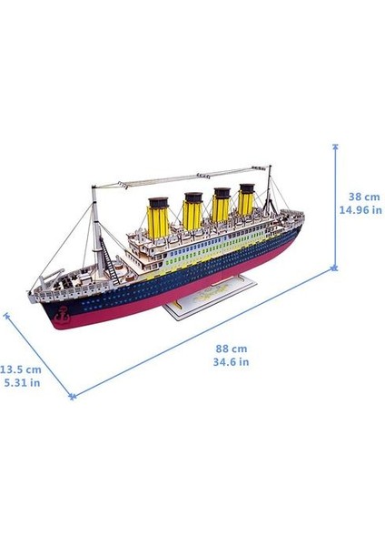 Yüksek Hassasiyetli Lazer Kesim Yapboz 3D Ahşap Tekne Modeli Bulmaca Oyunu Oyuncaklar Çocuklar Için Yetişkin Eğitici Oyuncaklar | Model Yapı Kitleri (Yurt Dışından)