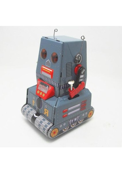Antik Stil Teneke Oyuncaklar Robotlar Wind Up Oyuncaklar Çocuklar Için Ev Dekorasyonu Metal Zanaat Tankı Robot | Rüzgar Oyuncak | Rüzgar Yukarı Toystin Oyuncaklar (Yurt Dışından) fırsatları