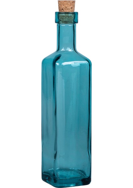 Cuadrada Yağ Şişesi 400 ml Mavi