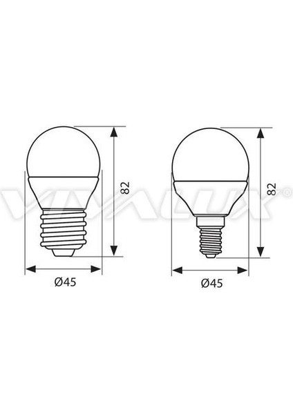 3 Paket Lux Cameo LED Mini Küre Klasik Büyük Edison Vida Ampul 6 W E27 LED Ampul, 6 W, E27, 230 V, Mini Küre (Yurt Dışından)