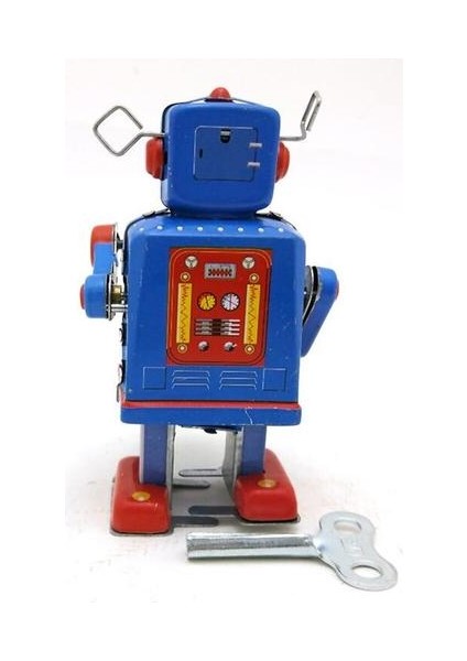 Vintage Retro Davul Robot Teneke Oyuncak Klasik Clockwork Rüzgar Up Koleksiyonu Robot Teneke Oyuncak Yetişkin Çocuklar Için Koleksiyon Hediye | Rüzgar Up Oyuncaklar