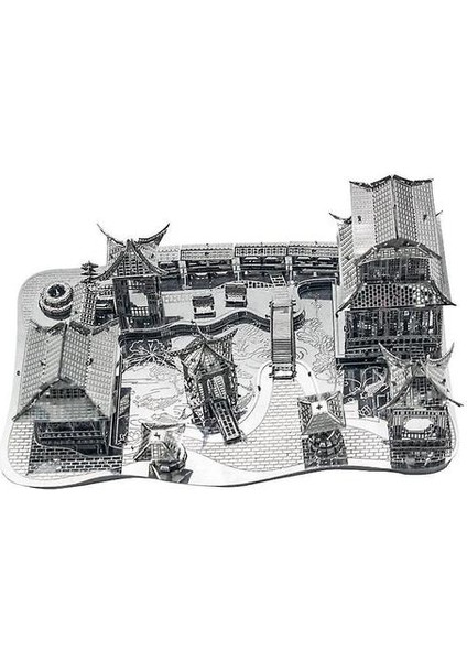 Yetişkinler Çocuklar Için Evin 3D Metal Bulmaca Diy Montaj Model Seti (Yurt Dışından)