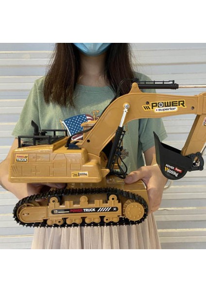 1/18 Rc Araba Kontrol Uzaktan Ekskavatör 2.4g Radyo Kontrollü Araba Caterpillar Traktör Modeli Mühendislik Binası Inşaat Oyuncakları | Rc Kamyonlar (Yurt Dışından)