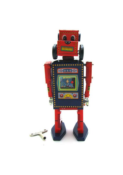 Yetişkin Koleksiyonu Retro Rüzgar Oyuncak Metal Teneke Arama ve Kurtarma Robot Köpek Araba Clockwork Oyuncak Şekil Modeli Vintage Oyuncak Hediye | Rüzgar Oyuncaklar (Yurt Dışından)