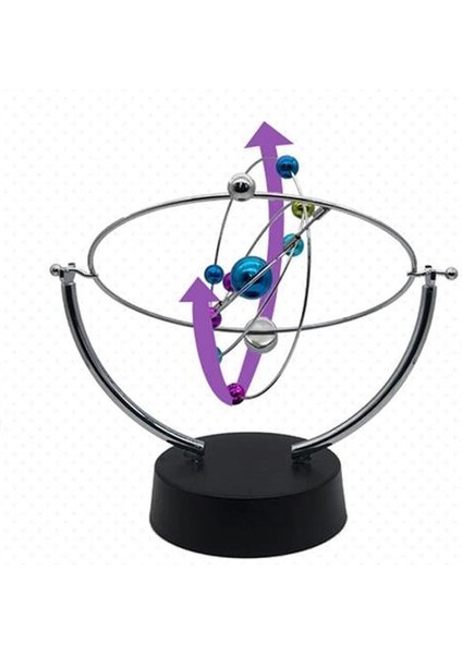 Kinetik Sanat Asteroid - Elektronik Sürekli Hareket Masası Oyuncak Dekorasyonu (Yurt Dışından)