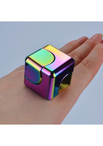 Manyetik Renkli Fidget Spinner Stres Rölyef Oyuncaklar Çocuklar Için Antistres El Metal Spinner Masası Yetişkin Gyroskope Oyuncaklar Hediyeler | Fidget Spinner (Yurt Dışından)