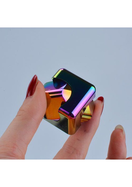 Manyetik Renkli Fidget Spinner Stres Rölyef Oyuncaklar Çocuklar Için Antistres El Metal Spinner Masası Yetişkin Gyroskope Oyuncaklar Hediyeler | Fidget Spinner (Yurt Dışından)