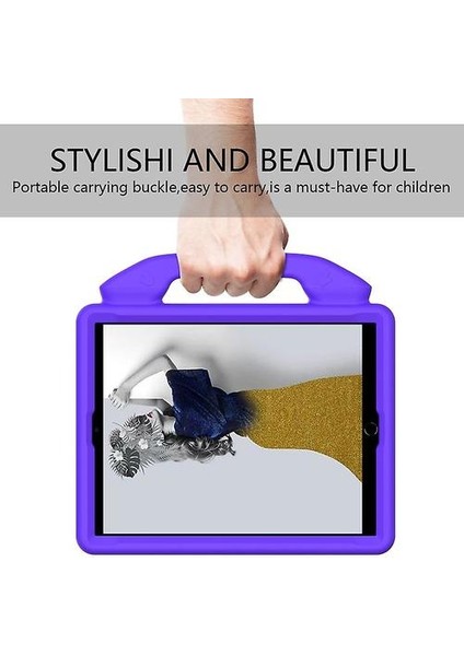 Ipad 4/3/2 Eva Için Başparmak Braketi ile Düz Düşme Önleyici Koruyucu Kabuk (Yurt Dışından)