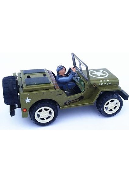 Yetişkin Koleksiyonu Retro Wind Up Oyuncak Metal Teneke Jeep Modeli Mekanik Oyuncak Clockwork Oyuncak Rakamlar Modeli Çocuklar Hediye | Rüzgar Up Oyuncaklar (Yurt Dışından)