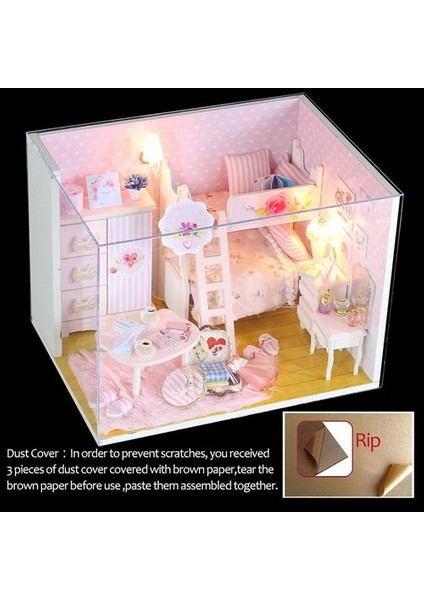 Oyuncaklar Çocuklar Için 3D Minyatür Dollhouse Mobilyaları Modeli Ahşap Bebek Evi Minyatür Dıy Monte Dıy Bulmaca Doğum Günü Hediyeleri | Mimari / Dıy Evi / Mininatures (Yurt Dışından) fırsatları