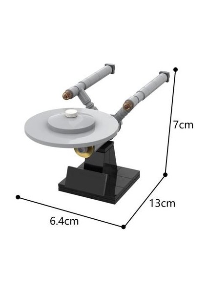 23252 Uzay Gemisi Ncc 1701 Yüksek Teknoloji Yapı Taşları Tuğla Parçaları Ev Dekorasyon Çocuklar Dıy Beyin Oyunu Doğum Günü Oyuncakları Hediyeler | Bloklar (Yurt Dışından)