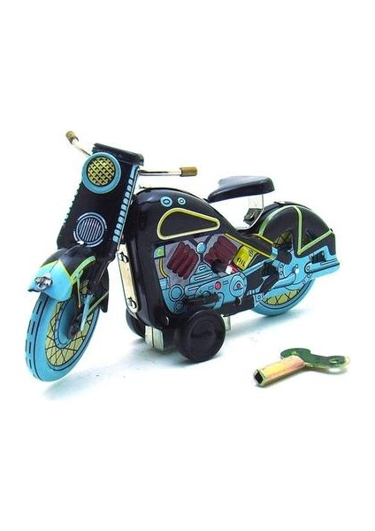 Yetişkin Koleksiyonu Retro Wind Up Oyuncak Metal Teneke Motosiklet Modeli Mekanik Oyuncak Clockwork Oyuncak Rakamlar Modeli Çocuklar Hediye | Rüzgar Up Oyuncaklar (Yurt Dışından)