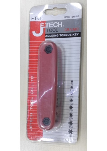8 Parça Çakı Tipi Torx Alyan Takımı