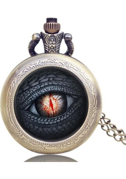 Dragon Eye Buzlu ve Ateşi Thrones Cebi Oyunu Retro Tasarım Kuvars Saatler (Yurt Dışından)