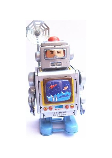 Antik Stil Teneke Oyuncaklar Robotlar Wind Up Oyuncaklar Çocuklar Için Ev Dekorasyonu Metal Zanaat Uzay Robot | Rüzgar Oyuncak | Rüzgar Yukarı Toystin Oyuncaklar (Yurt Dışından)