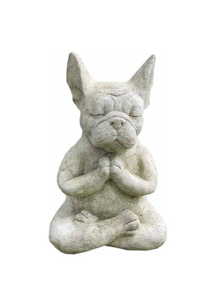 Meditasyon Köpek Heykeli Buda Huzur ve Huzur, Peri Bahçeniz Için Mükemmel. (Yurt Dışından)