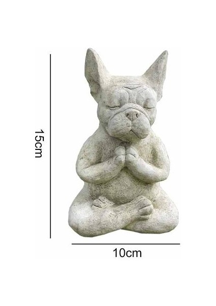 Meditasyon Köpek Heykeli Buda Huzur ve Huzur, Peri Bahçeniz Için Mükemmel. (Yurt Dışından)
