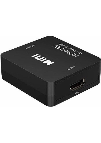HDMI - Rca, HDMI Av, 1080P HDMI Av 3rca Cvbs Kompozit Video Ses Dönüştürücü Adaptörü Pal / Ntsc Destek (Yurt Dışından)