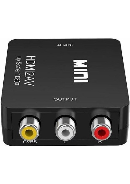 HDMI - Rca, HDMI Av, 1080P HDMI Av 3rca Cvbs Kompozit Video Ses Dönüştürücü Adaptörü Pal / Ntsc Destek (Yurt Dışından)