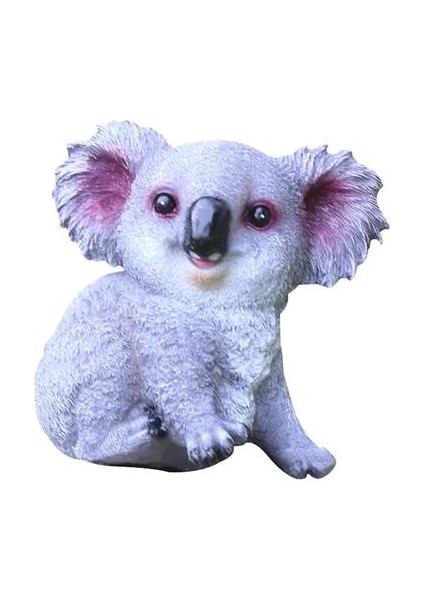 Sevimli Koala Heykeli Yaratıcı Reçine Bahçe Zeki Komik Dekorasyon Hayvan Süsler Ev Aksesuarları (Yurt Dışından)