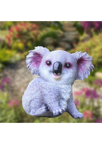 Sevimli Koala Heykeli Yaratıcı Reçine Bahçe Zeki Komik Dekorasyon Hayvan Süsler Ev Aksesuarları (Yurt Dışından) fiyatları