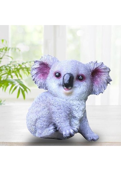 Sevimli Koala Heykeli Yaratıcı Reçine Bahçe Zeki Komik Dekorasyon Hayvan Süsler Ev Aksesuarları (Yurt Dışından) modelleri