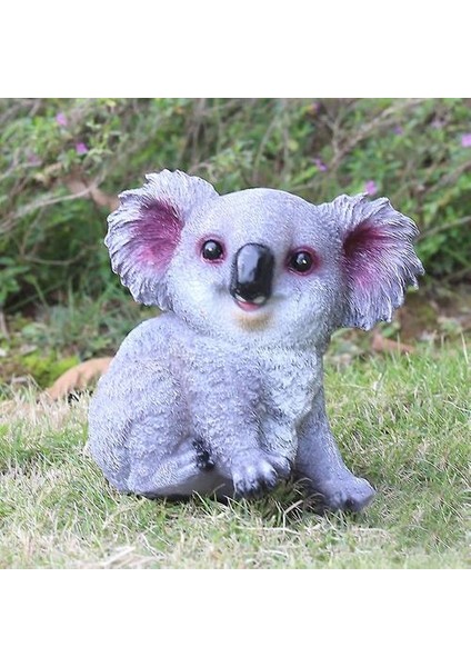 Sevimli Koala Heykeli Yaratıcı Reçine Bahçe Zeki Komik Dekorasyon Hayvan Süsler Ev Aksesuarları (Yurt Dışından) fırsatları
