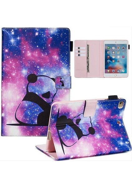 Apple Ipad Mini (2019) 7.9 Inç / Ipad Mini 4/3/2/1 Için Panda Baskı Pu Kılıf (Yurt Dışından)