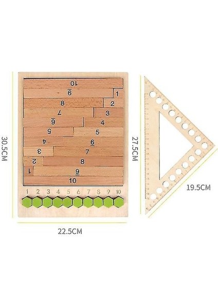 Montessori Öğretim Aıds Ahşap Oyuncaklar Ek Alt Devlgisi Çarpma Bölümü | Matematik Oyuncakları (Yurt Dışından)