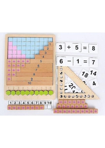 Montessori Öğretim Aıds Ahşap Oyuncaklar Ek Alt Devlgisi Çarpma Bölümü | Matematik Oyuncakları (Yurt Dışından)