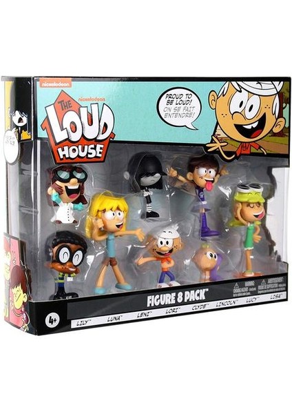 Figure Oyuncaklar 8 Parça / Set Lincoln Clyde Lori Lily Leni Lucy Lisa Luna Rakam Oyuncaklar Çocuklar Için Noel Hediyesi | Aksiyon Figürleri (Yurt Dışından)