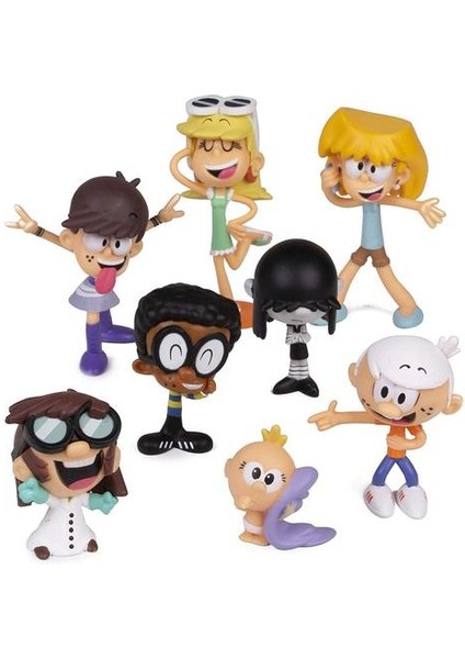 Figure Oyuncaklar 8 Parça / Set Lincoln Clyde Lori Lily Leni Lucy Lisa Luna Rakam Oyuncaklar Çocuklar Için Noel Hediyesi | Aksiyon Figürleri (Yurt Dışından) fiyatları