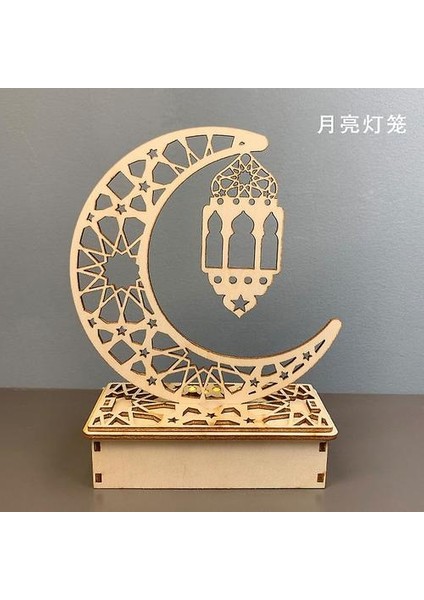 Ramazan Süslemeleri,ay Yıldızlı Ramazan Işıkları, Ramazan Süslemeleri - Ramazan Bayramı LED Gece Lambası, Süsleme Masası (Yurt Dışından)