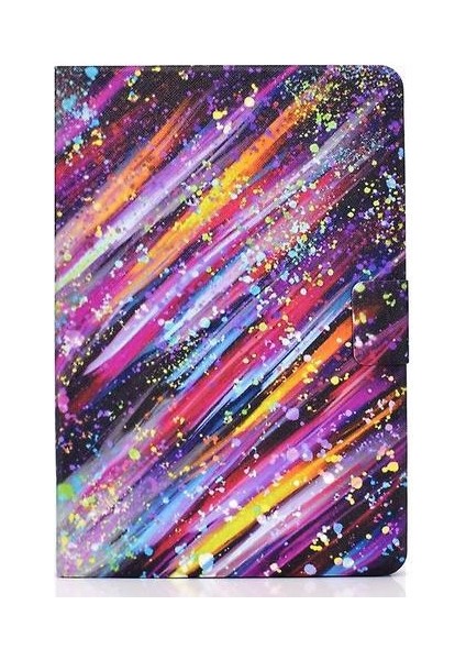 For Huawei Mediapad T5 10.0 Voltage Painted Pattern Tablet Pc Protective Leather Case With Bracket/card Slots/anti-Skid Strip (Yurt Dışından)
