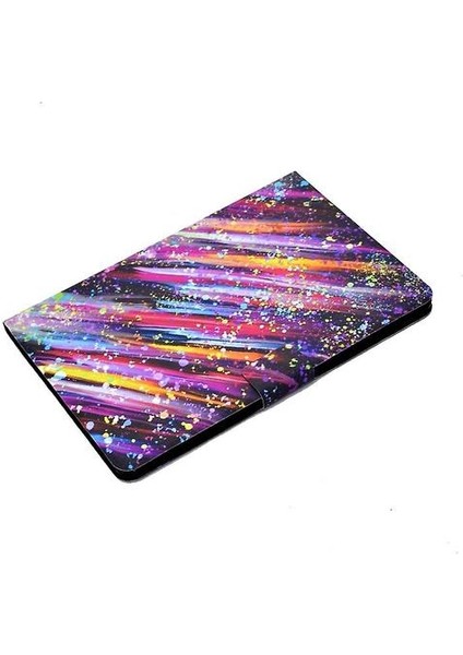 For Huawei Mediapad T5 10.0 Voltage Painted Pattern Tablet Pc Protective Leather Case With Bracket/card Slots/anti-Skid Strip (Yurt Dışından)