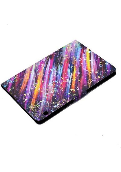 For Huawei Mediapad T5 10.0 Voltage Painted Pattern Tablet Pc Protective Leather Case With Bracket/card Slots/anti-Skid Strip (Yurt Dışından)