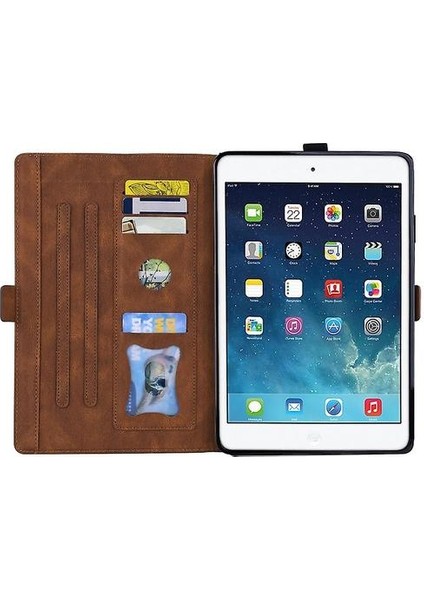 Aşk Kelebek Desenli Yatay Çevirme Deri Kılıf Tutuculu / Ipad Mini 1/2/3/4/5 (Yurt Dışından)